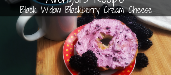 Avengers Recipe: Black Widow Blackberry Cream Cheese!