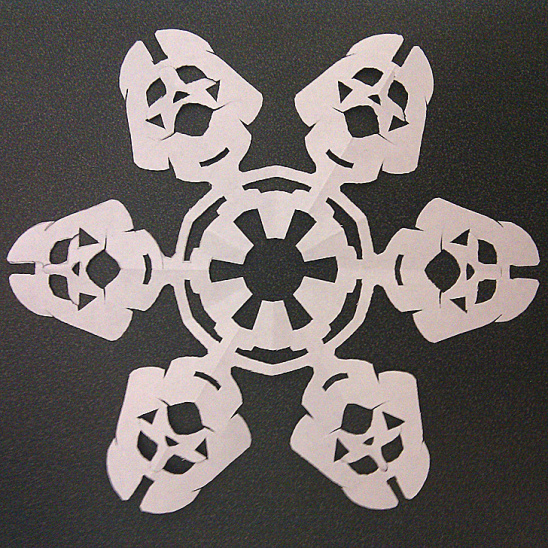 Star Wars Paper Snowflakes!