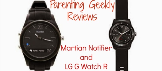 More Wearables!  G G Watch R and Martian Notifier